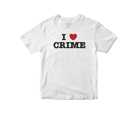 I LOVE CRIME CLASSIC SHIRT